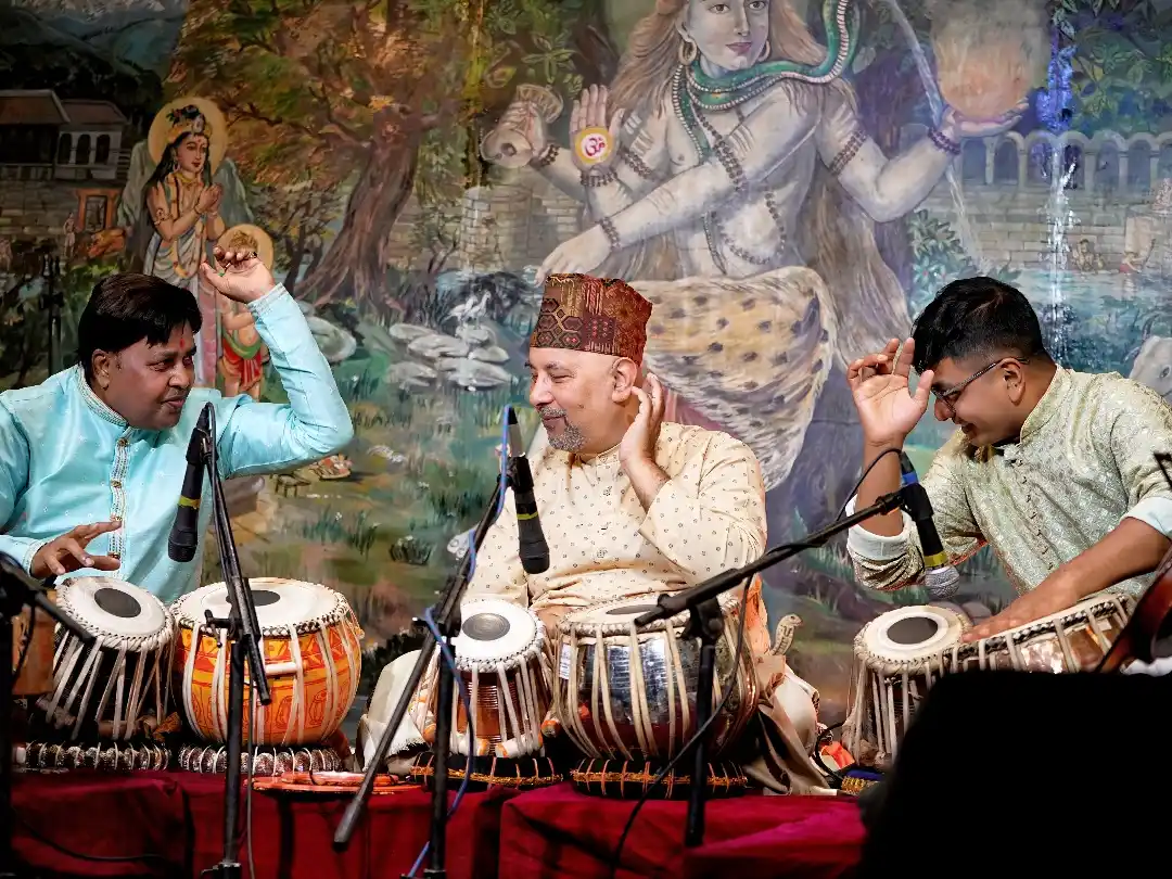 Jagannath teaching tabla