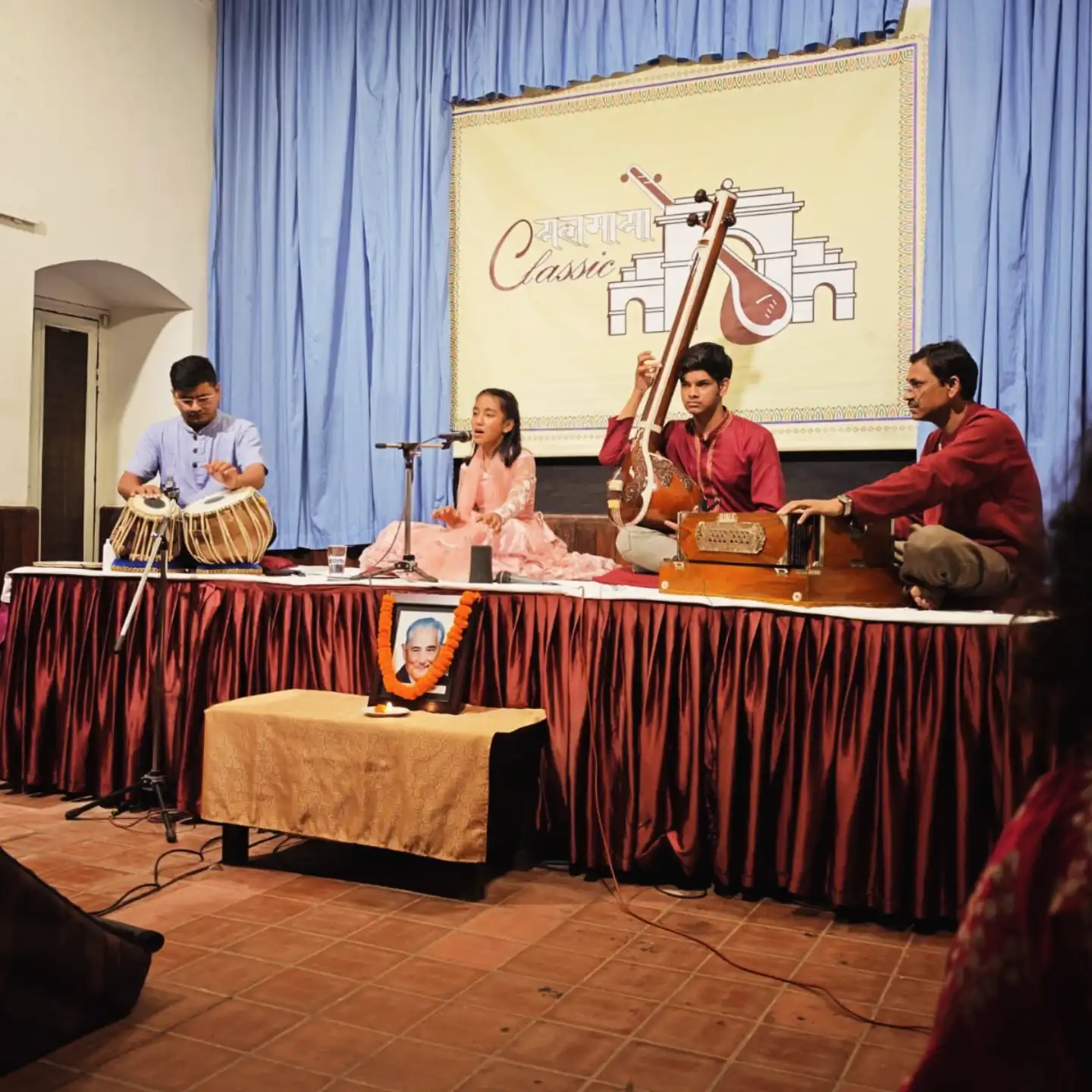 Jagannath with his tabla